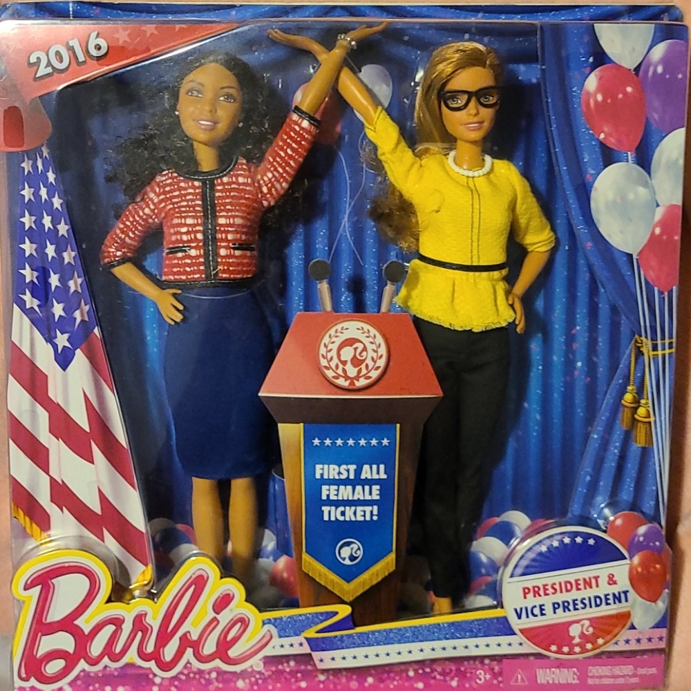 President & Vice President Barbies